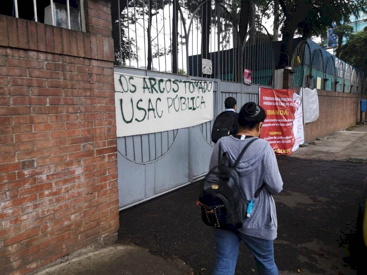una semana de toma de instalaciones de la Usac