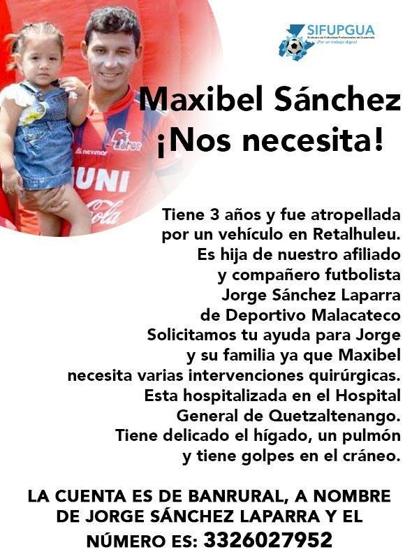 Jorge Sánchez Laparra atropellan su hija