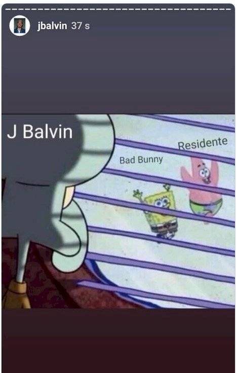 J Balvin no pudo ocultar sus celos por la nueva relación entre Bad Bunny y Residente