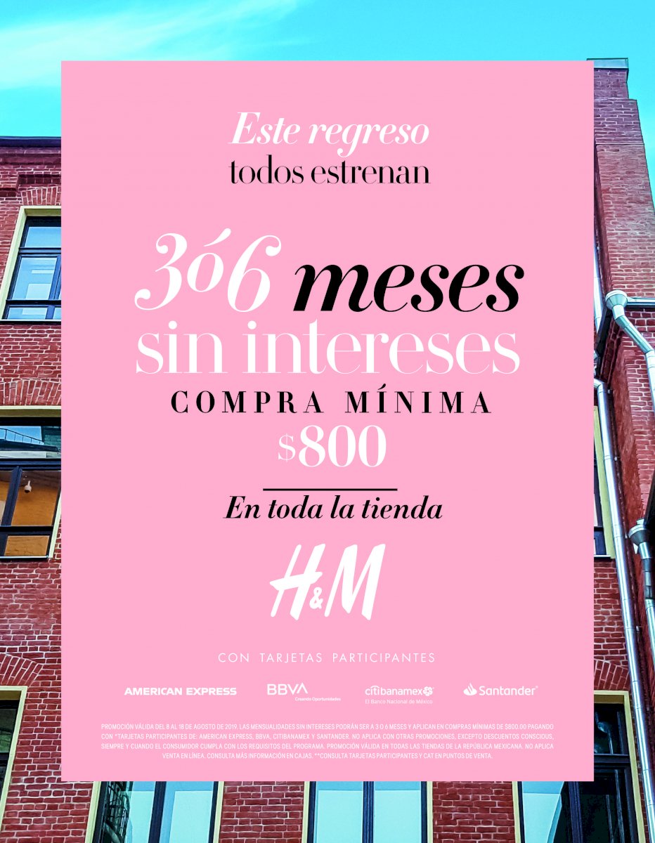 H&M tiene ofertas y promociones para este regreso a clases