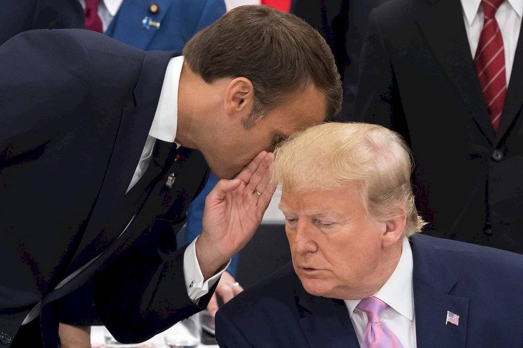 Emmanuel Macron y Donald Trump