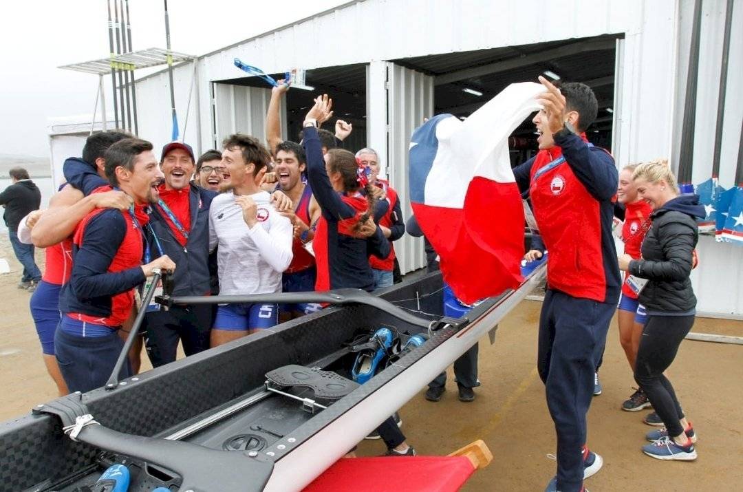 El remo dejó cuatro oros para el Team Chile