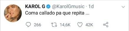 Tuit Karol G