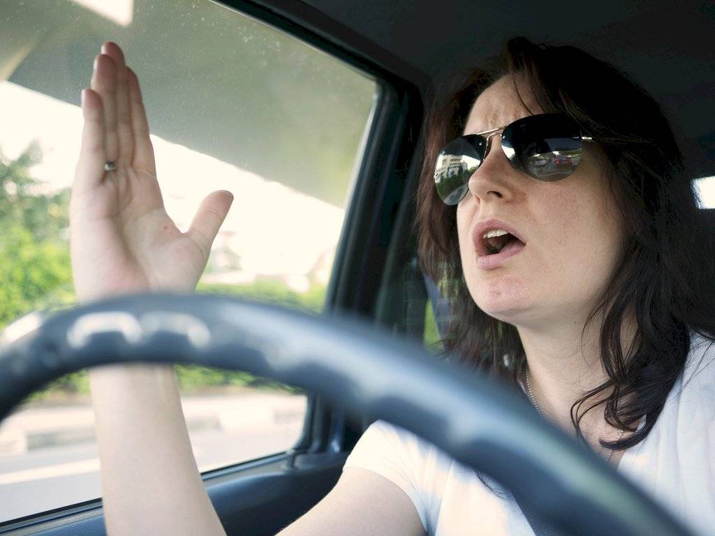 Actitudes de un mal conductor
