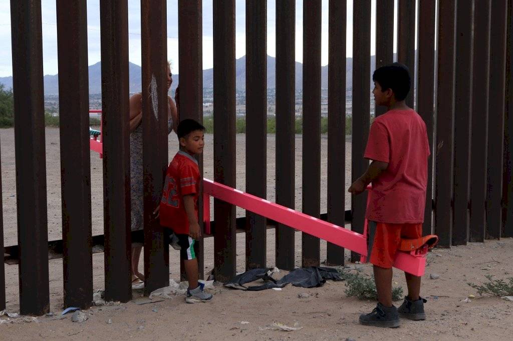 Balancines en la frontera México-Estados Unidos