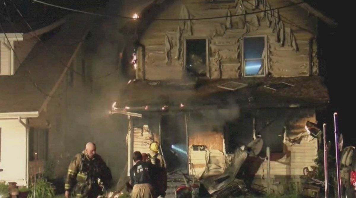 Incendio en Erie, Pensilvania
