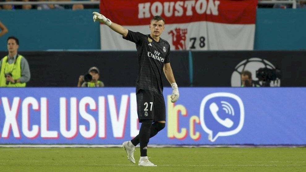 Andriy Lunin se va cedido al Valladolid