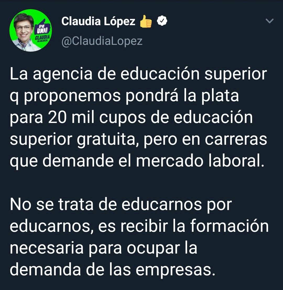 Trino de Claudia López