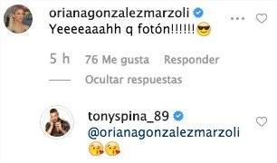 Oriana Marzoli y Tony Spina