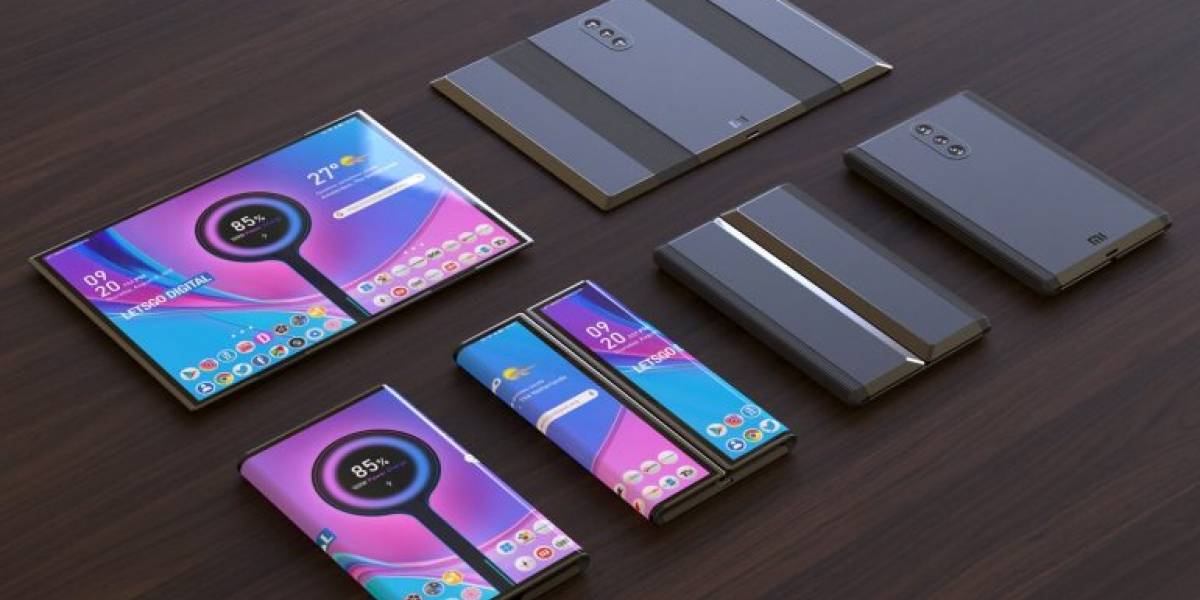 Renders muestran lo increíble que se ve el celular plegable de Xiaomi