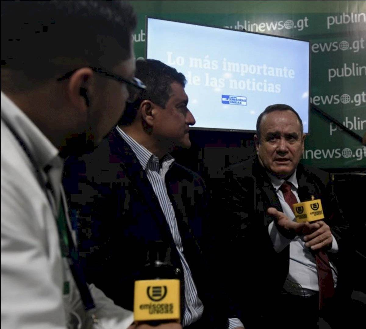 Alejandro Giammattei y Willy Castillo
