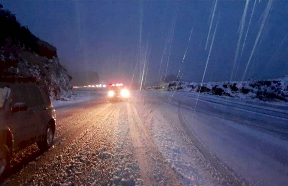 Caída de nieve en Papallacta
