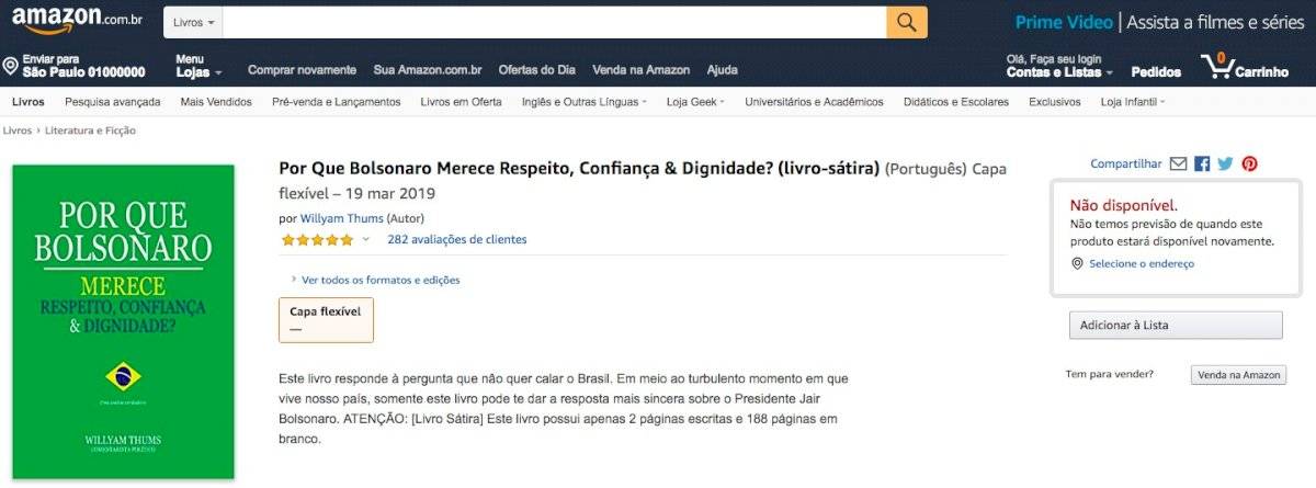 livro bolsonaro willyam thums