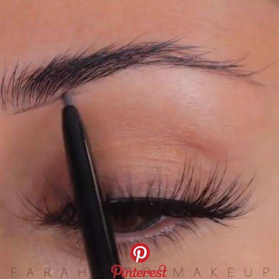 Delineado de cejas rellenar tus cejas