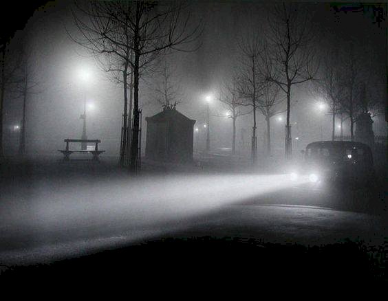 Luces altas del auto