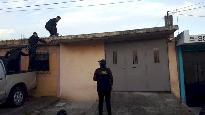 allanamientos contra extorsión en departamento de Guatemala