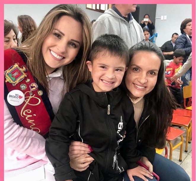 Reina de Quito 2019 y Sofía Arteta