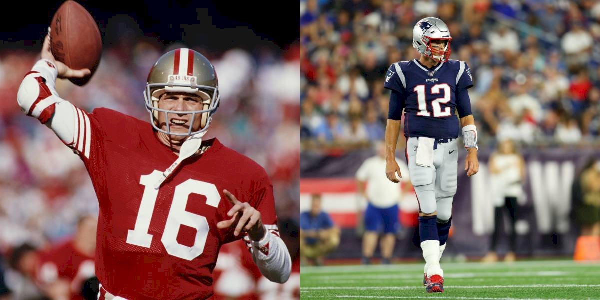 Joe montana- Tom Brady
