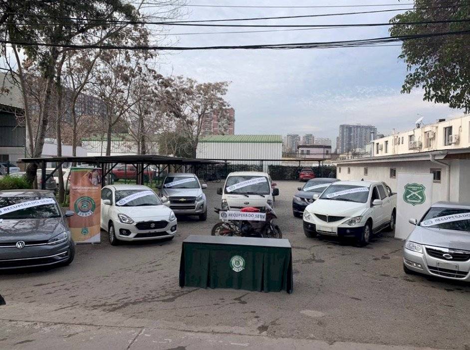Vehículos recuperados