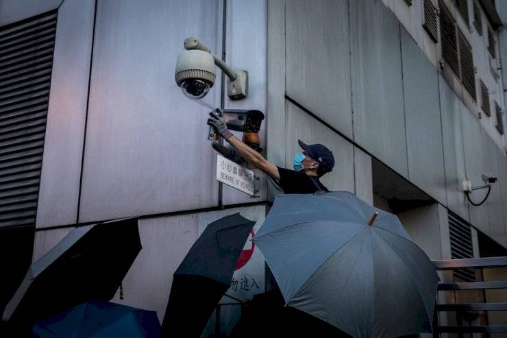 Hong Kong China manifestantes