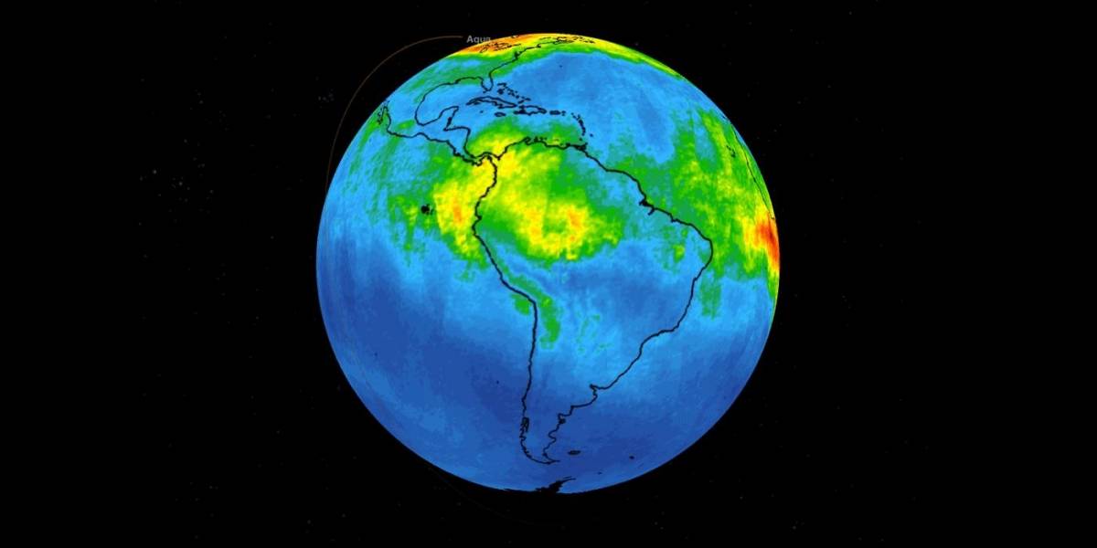 NASA comparte imágenes satelitales del monóxido de carbono que deja incendio del Amazonas