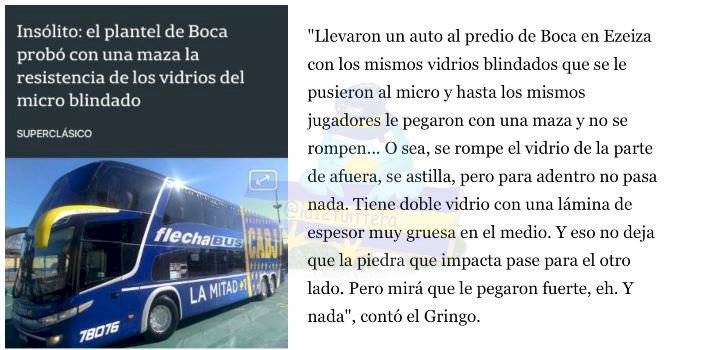 Boca Juniors bus blindado al superclásico ante River Plate
