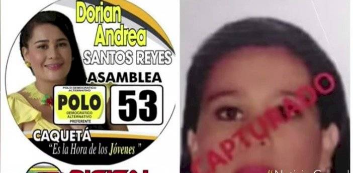 Capturan a candidata del Polo Democrático señalada de pertenecer a una banda delincuencial
