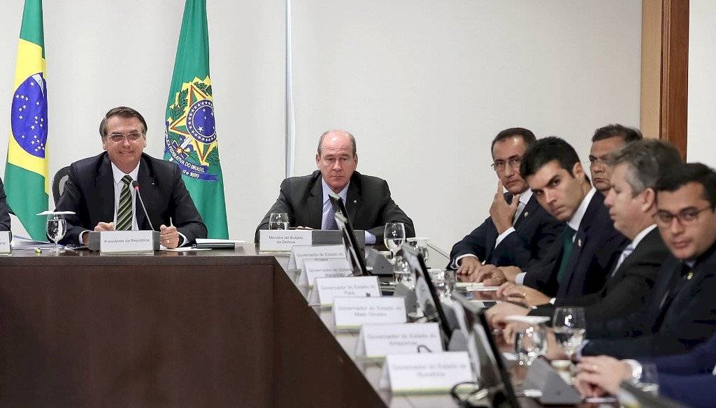 Reunión de Jair Bolsonaro con gobernadores de Brasil