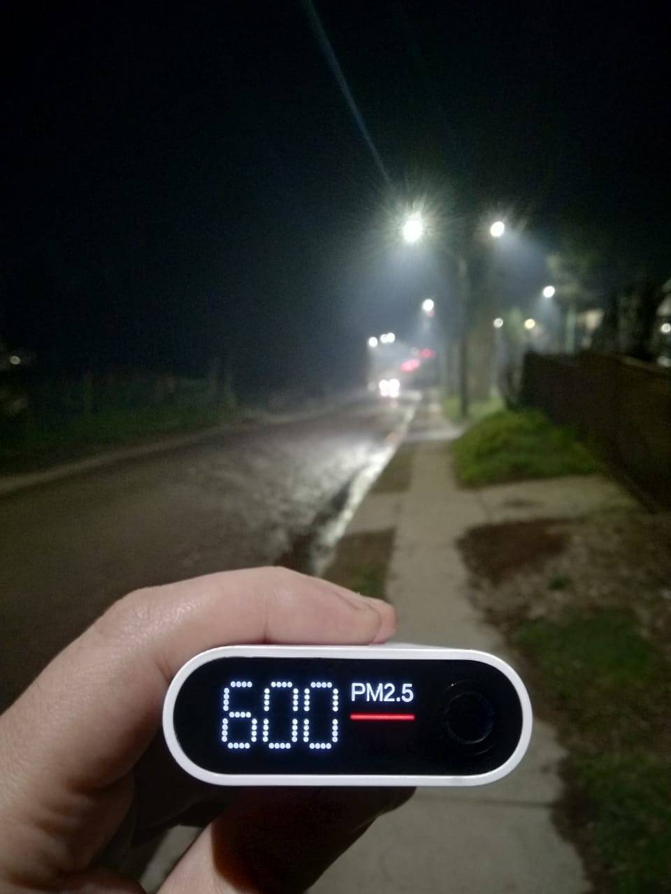 Medición contaminación
