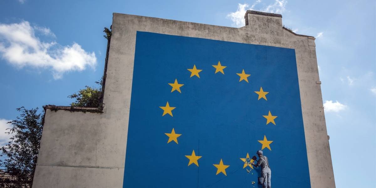 Desaparece misteriosamente el mural de Banksy contra el Brexit