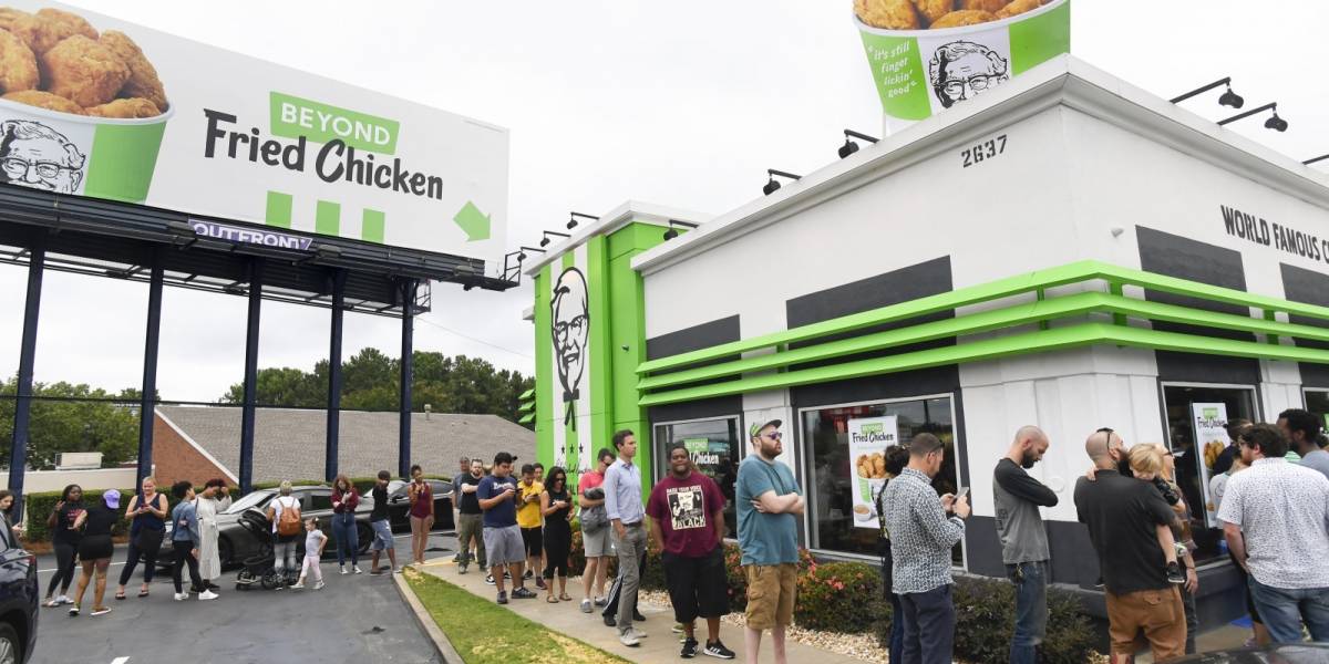 El pollo falso de KFC se agotó en menos de cinco horas