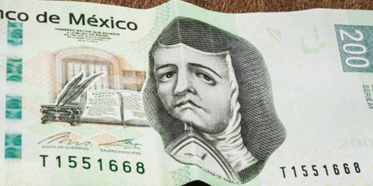 México: El nuevo billete de 200 no tendrá la imagen de Sor Juana Inés de la Cruz