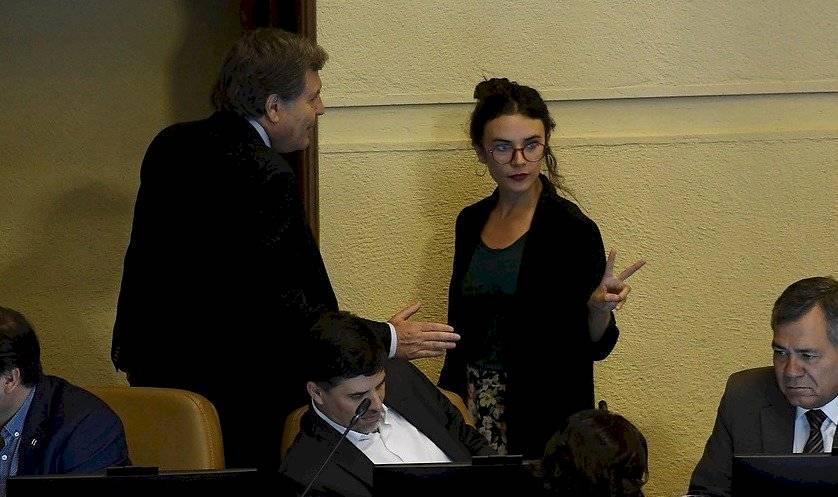 Diputado Melero y Camila Vallejo