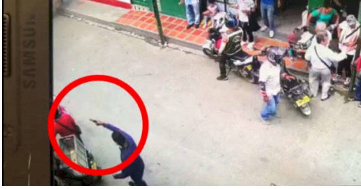 Con arma de fuego y plena calle, sujeto asesinó a otro hombre y mientras huía se suicidó
