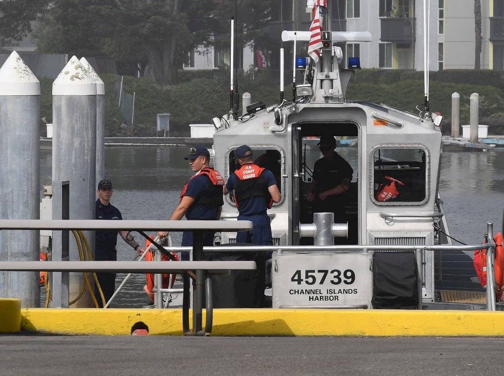 Hundimiento de barco en California