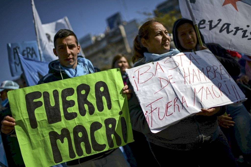 Protestas contra Mauricio Macri