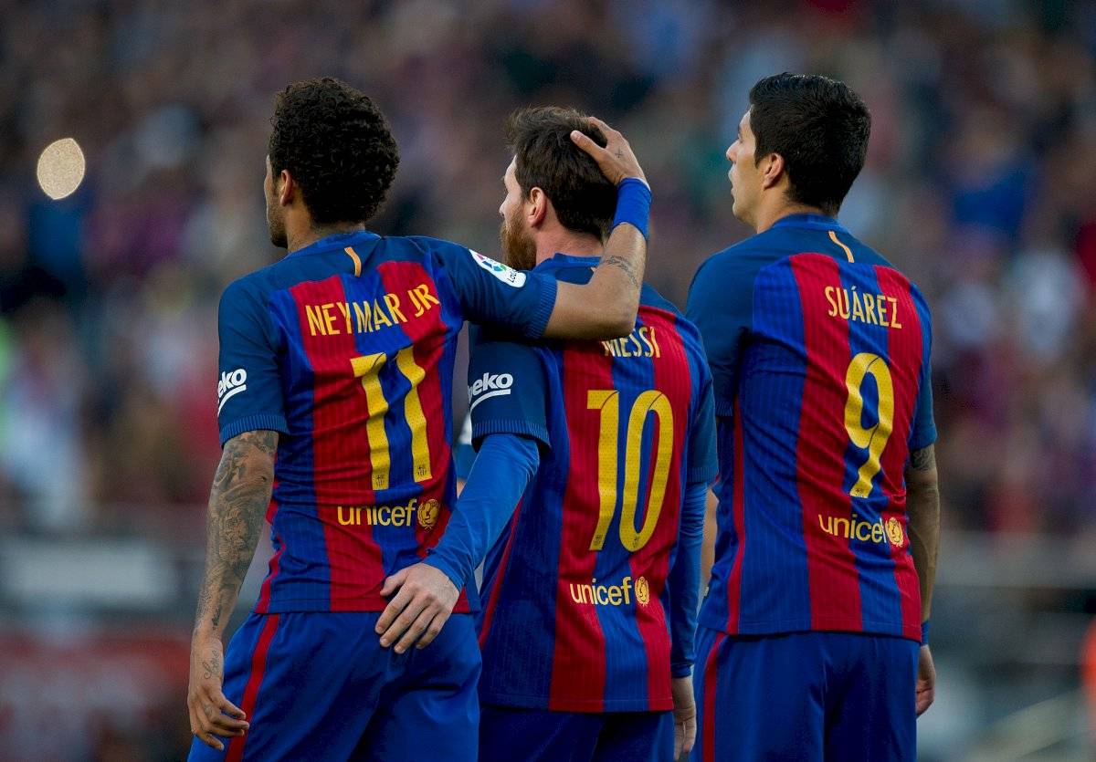 Luis Suárez, Neymar y Messi