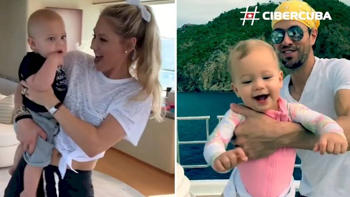 Anna Kournikova y sus hijos