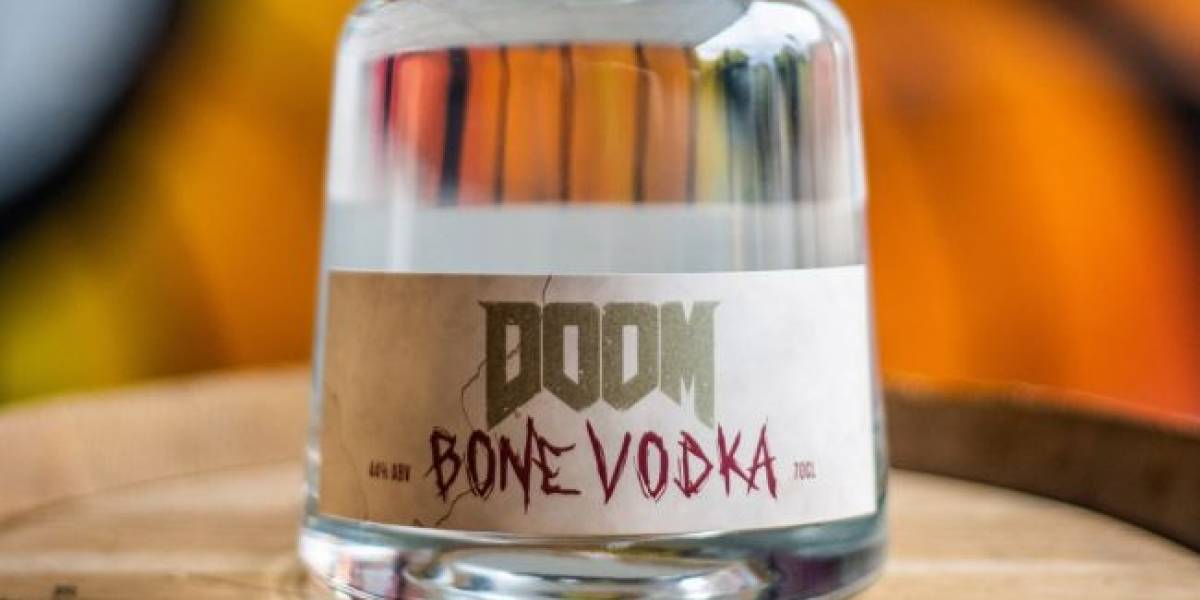 Bethesda anunció el lanzamiento de un extraño vodka de Doom hecho con huesos
