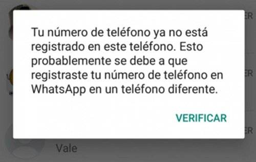 con este mensaje están robando las cuentas de WhatsApp