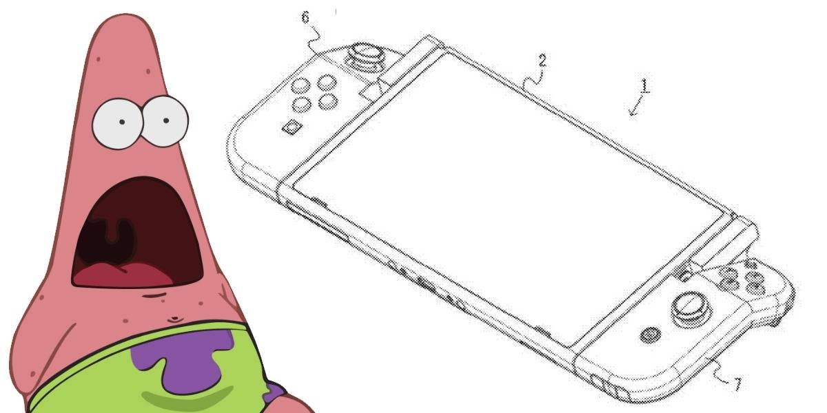 Patentan una Nintendo Switch que dobla sus controles Joy-Con
