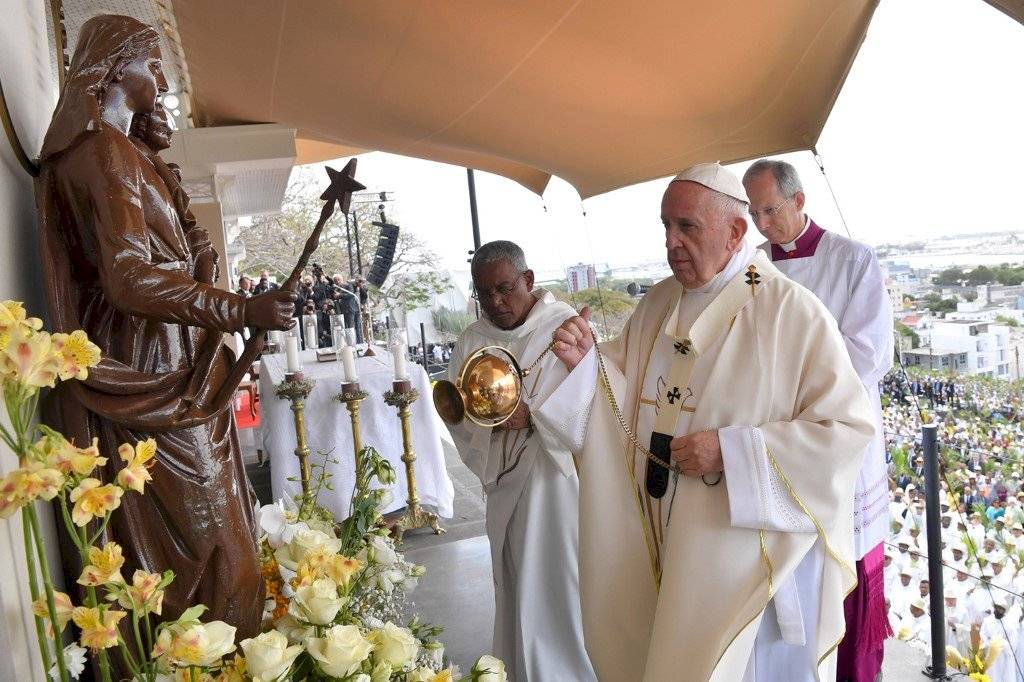 Papa Francisco en Mauririo