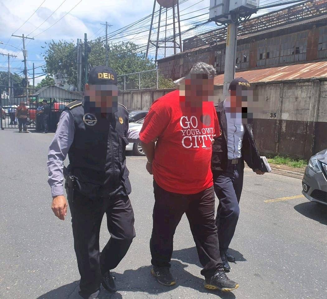 PNC captura a presunto jefe de "Los Cristaleros".