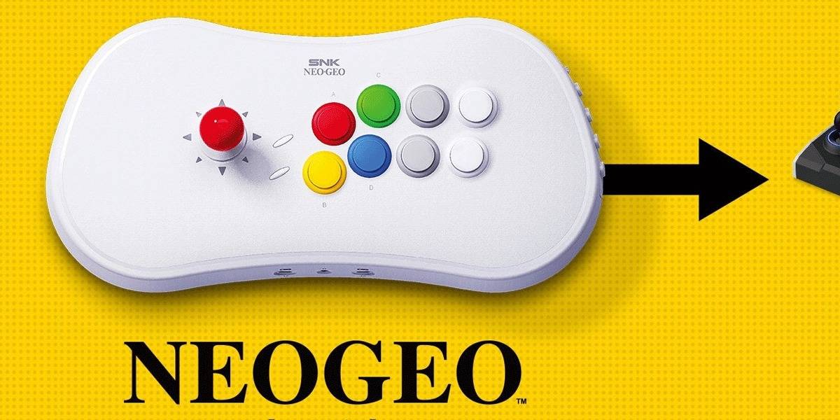 El Neo Geo Arcade Stick Pro es el complemento perfecto para su consola Mini