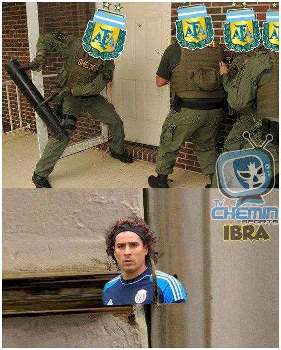 Memes México vs Argentina