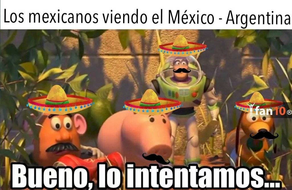 Memes México vs Argentina