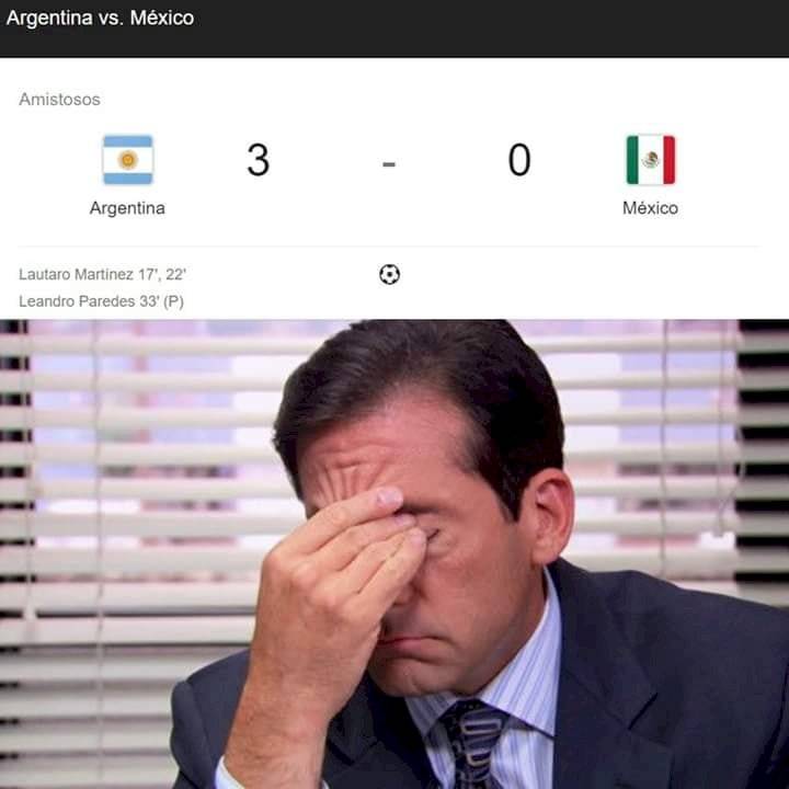 Memes México vs Argentina