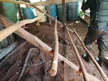 Ejército localiza posible narco laboratorio en Izabal