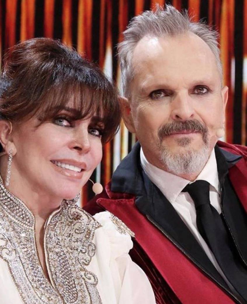 Verónica Castro y Miguel Bosé