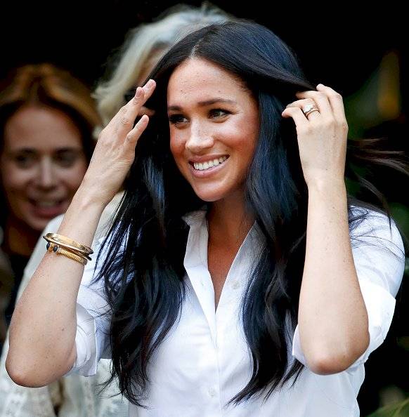 Meghan Markle reaparece con joyas de Lady Di